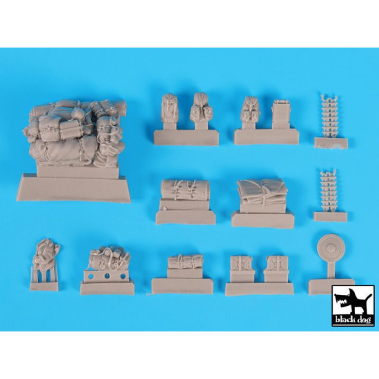 Black Dog T48064 1/48 Panzerkampfwagen II ABC accessories set for Tamiya