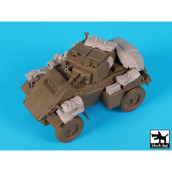Black Dog T48065 British 7 ton armored car MK IV accessories set for Tamiya