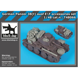 Black Dog T48066 1/48 German Panzer 38t Ausf E/F accessories set for Tamiya