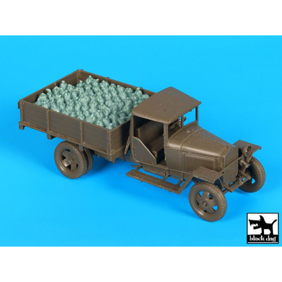 Black Dog T48067 1/48 Russian 1.5 ton cargo truck accessories set for Tamiya