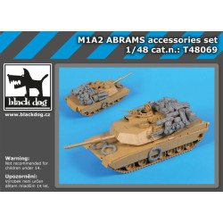 Black Dog T48069 1/48 M1A2 Abrams accessories set for Tamiya