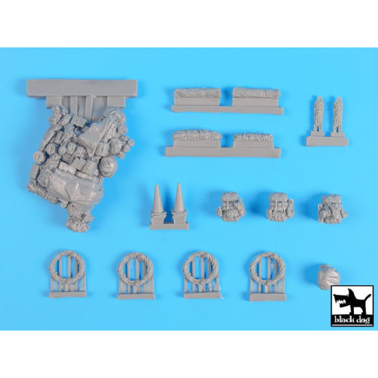 Black Dog T48069 1/48 M1A2 Abrams accessories set for Tamiya