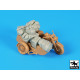 Black Dog T48070 1/48 German motorcycle + sidecar for Tamiya Black Dog T48070 1/48 German motorcycle + sidecar for Tamiya