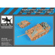 Black Dog T48072 1/48 Jagdpanther accessories set for Tamiya