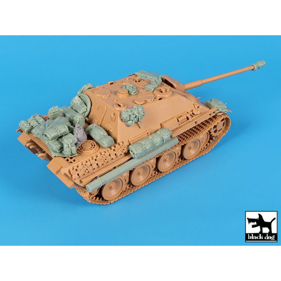 Black Dog T48072 1/48 Jagdpanther accessories set for Tamiya