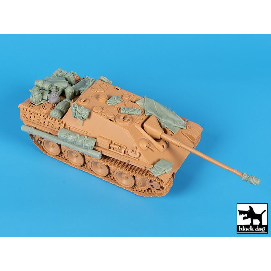 Black Dog T48072 1/48 Jagdpanther accessories set for Tamiya