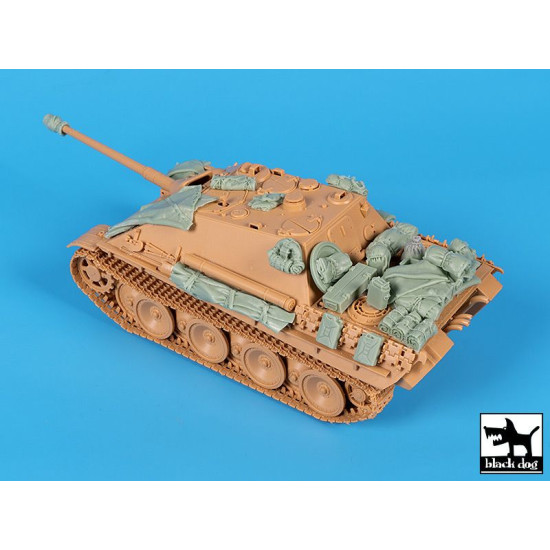 Black Dog T48072 1/48 Jagdpanther accessories set for Tamiya