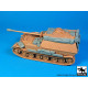 Black Dog T48073 1/48 Heavy tank destroyer Elefant accessories set for Tamiya