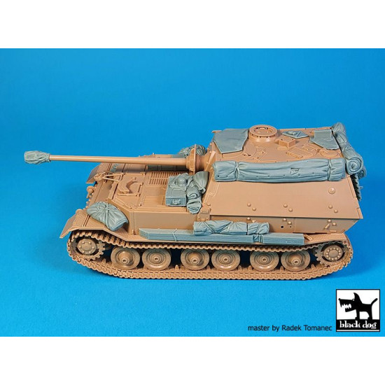 Black Dog T48073 1/48 Heavy tank destroyer Elefant accessories set for Tamiya