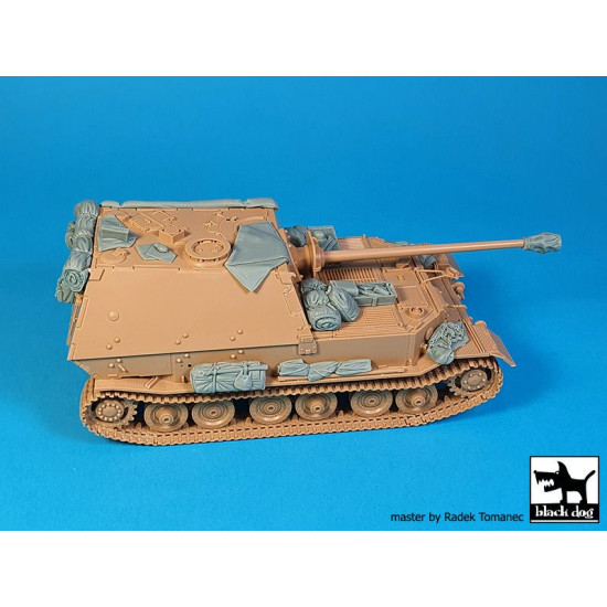 Black Dog T48073 1/48 Heavy tank destroyer Elefant accessories set for Tamiya