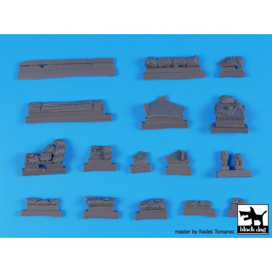 Black Dog T48073 1/48 Heavy tank destroyer Elefant accessories set for Tamiya