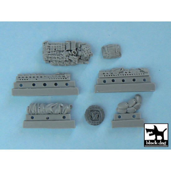 Black Dog T72002 1/72 M1126 STRYKER Iraq War for Trumpeter 07255, 7 resin parts