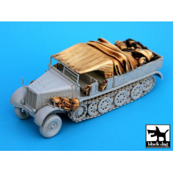 Black Dog T72018 1/72 Sd. Kfz. 9 Famo canvas for Revell