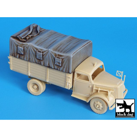 Black Dog T72019 1/72 Canvas for Opel Blitz for Academy