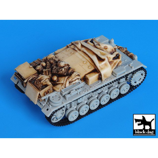 Black Dog T72020 1/72 Sturmgeschutz III E accessories set for Trumpeter Black Dog T72020 1/72 Sturmgeschutz III E accessories set for Trumpeter