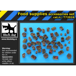 Black Dog T72024 1/72 Food supplies accessories set