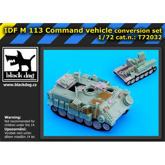 Black Dog T72032 1/72 IDF M113 Command vehicle conversion set for Trumpeter