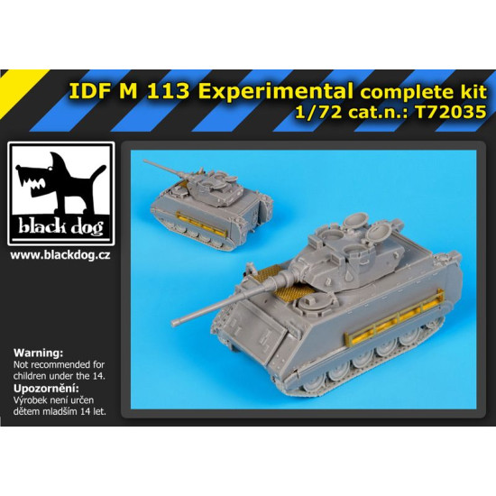 Black Dog T72035 1/72 IDF M113 Experimental complete kit