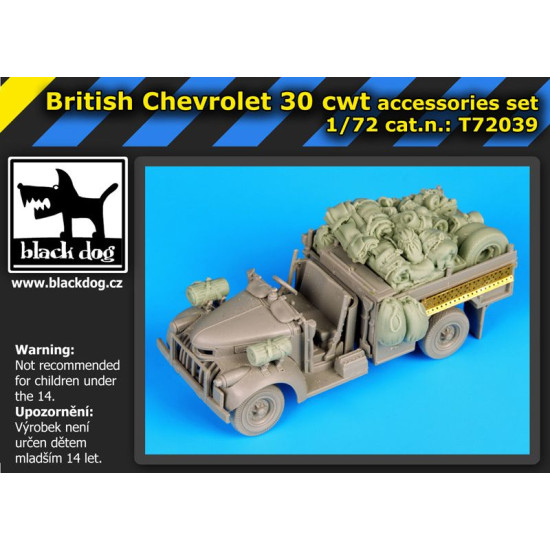 Black Dog T72039 1/72 British Chevrolet 30 cwt accesories set for Dragon