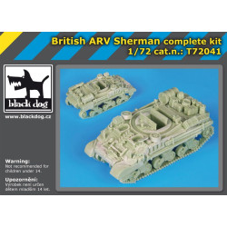 Black Dog T72041 1/72 British ARV Sherman for Dragon