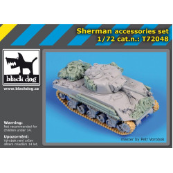 Black Dog T72048 1/72 Sherman accessories set for Dragon