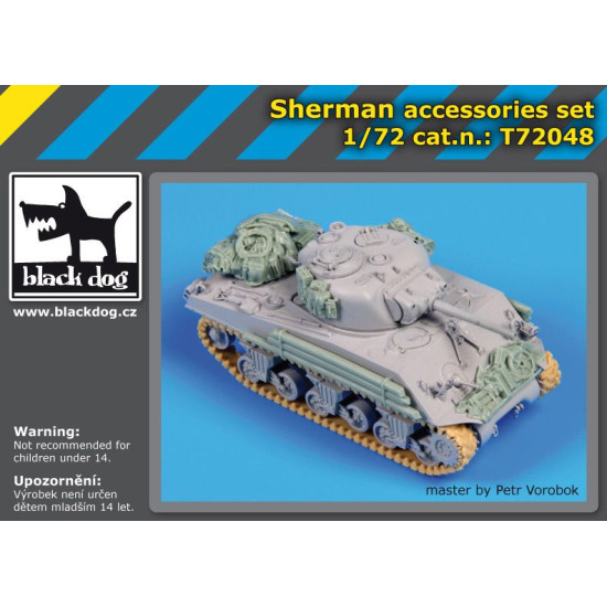 Black Dog T72048 1/72 Sherman accessories set for Dragon