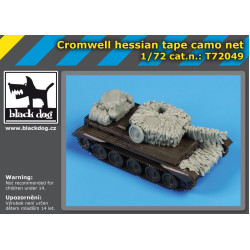 Black Dog T72049 1/72 Cromwell hessian tape camo net for Revell