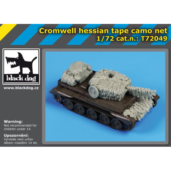 Black Dog T72049 1/72 Cromwell hessian tape camo net for Revell