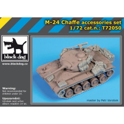 Black Dog T72050 1/72 M24 Chaffe accessories set for Hasegawa