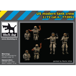 Black Dog T72051 1/72 Us modern tank crew