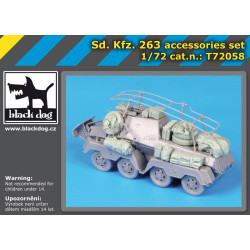 Black Dog T72058 1/72 Sd Kfz 263 accessories set for Dragon