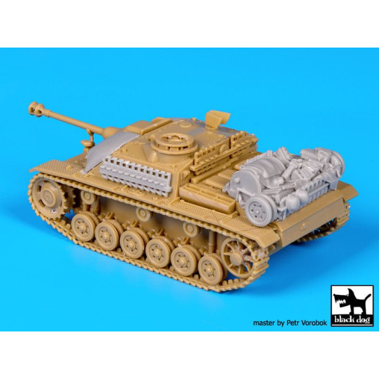 Black Dog T72059 1/72 Stug III accessories set for Revell