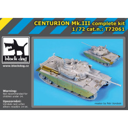 Black Dog T72061 1/72 Centurion Mk III complete kit