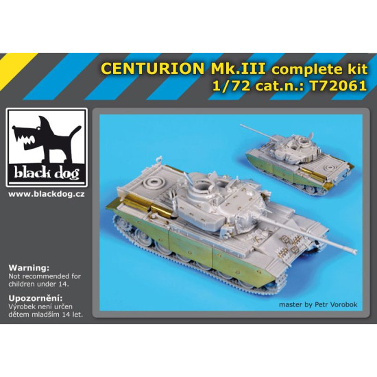 Black Dog T72061 1/72 Centurion Mk III complete kit