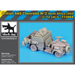 Black Dog T72064 1/72 British SAS chevrolet N for Dragon