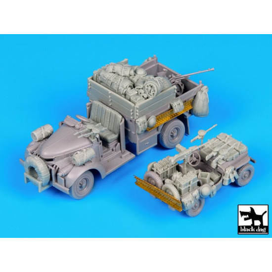 Black Dog T72065 1/72 British SAS jeep - chevrolet SAS for Dragon