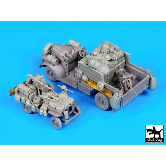 Black Dog T72065 1/72 British SAS jeep - chevrolet SAS for Dragon