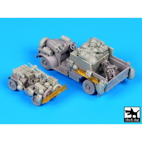 Black Dog T72065 1/72 British SAS jeep - chevrolet SAS for Dragon