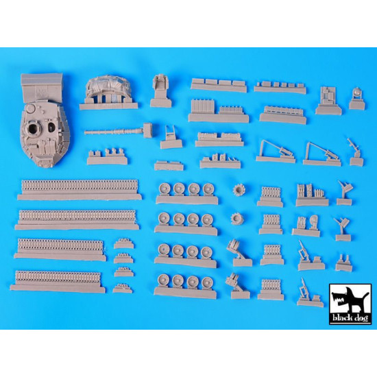 Black Dog T72066 1/72 Magach 6 B IDF conversion setT72066 1/72 Magach 6 B IDF conversion set for Revell