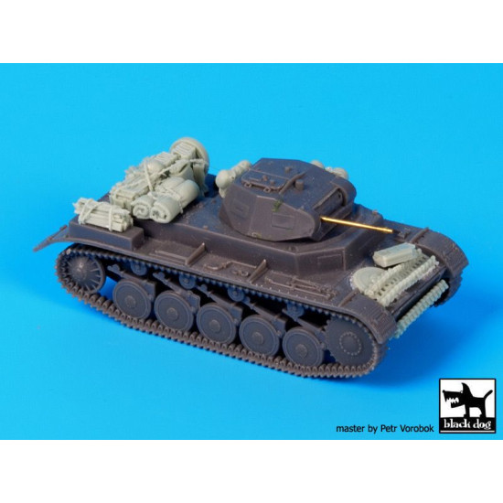 Black Dog T72067 1/72 Pz Kpfw II ausf C accessories set for S -model Black Dog T72067 1/72 Pz Kpfw II ausf C accessories set for S -model