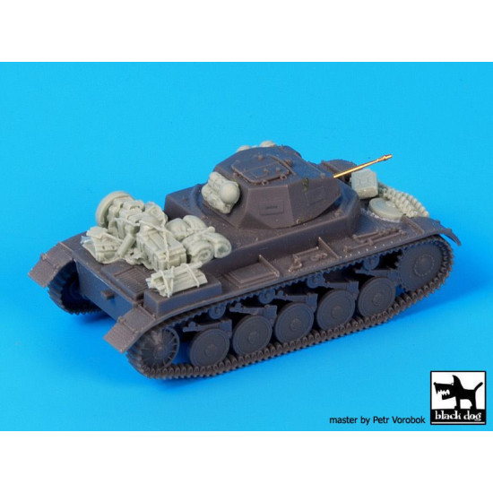 Black Dog T72067 1/72 Pz Kpfw II ausf C accessories set for S -model Black Dog T72067 1/72 Pz Kpfw II ausf C accessories set for S -model