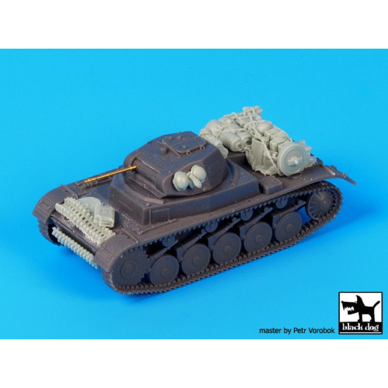 Black Dog T72067 1/72 Pz Kpfw II ausf C accessories set for S -model Black Dog T72067 1/72 Pz Kpfw II ausf C accessories set for S -model