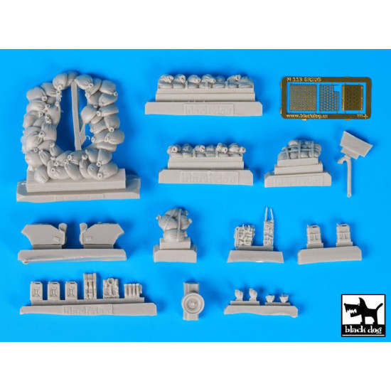 Black Dog T72072 1/72 IDF M113 with sandbags conversion set for Trumpeter Black Dog T72072 1/72 IDF M113 with sandbags conversion set for Trumpeter