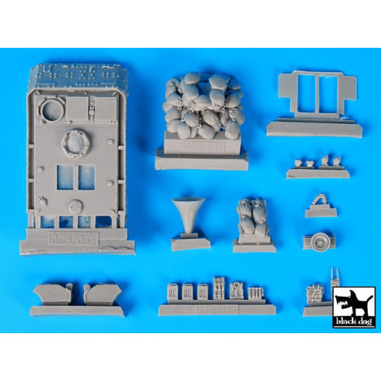 Black Dog T72073 1/72 IDF M113 loudspeaker conversion set for Trumpeter Black Dog T72073 1/72 IDF M113 loudspeaker conversion set for Trumpeter