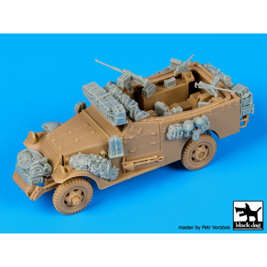 Black Dog T72074 1/72 M 3 Scout car accessories set for Italeri