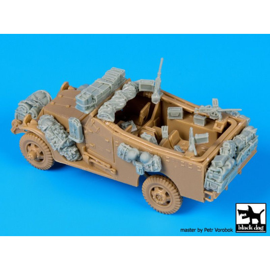 Black Dog T72074 1/72 M 3 Scout car accessories set for Italeri