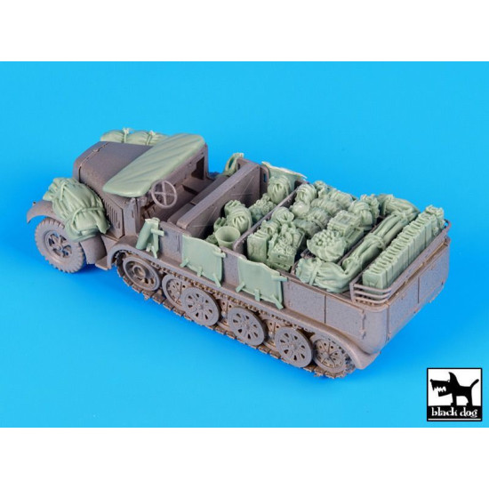 Black Dog T72078 1/72 Sd.Kfz 7 accessories set for Revell