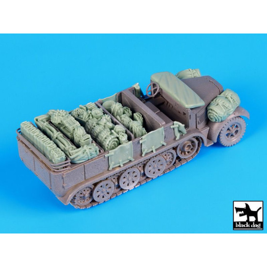 Black Dog T72078 1/72 Sd.Kfz 7 accessories set for Revell