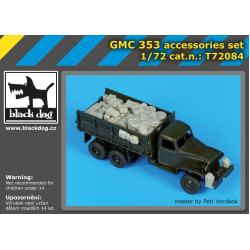 Black Dog T72084 1/72 GMC 353 accessories set for Academy