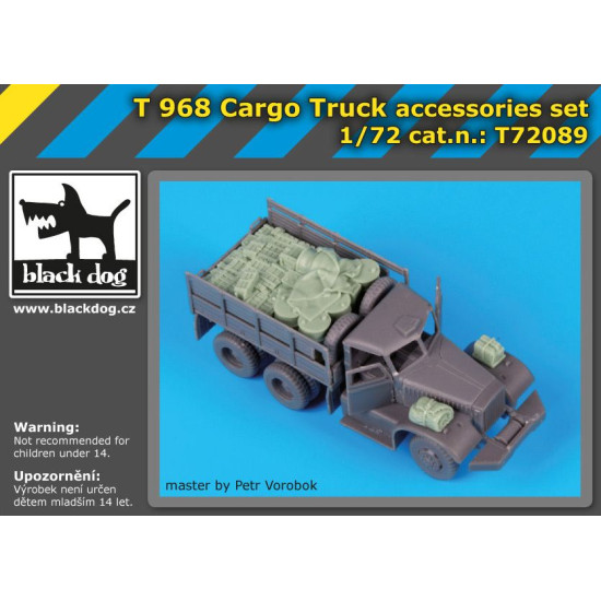 Black Dog T72089 1/72 T 968 Cargo Truck accessories set for IBG Models